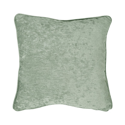 Textured Chenille Cushion in Green