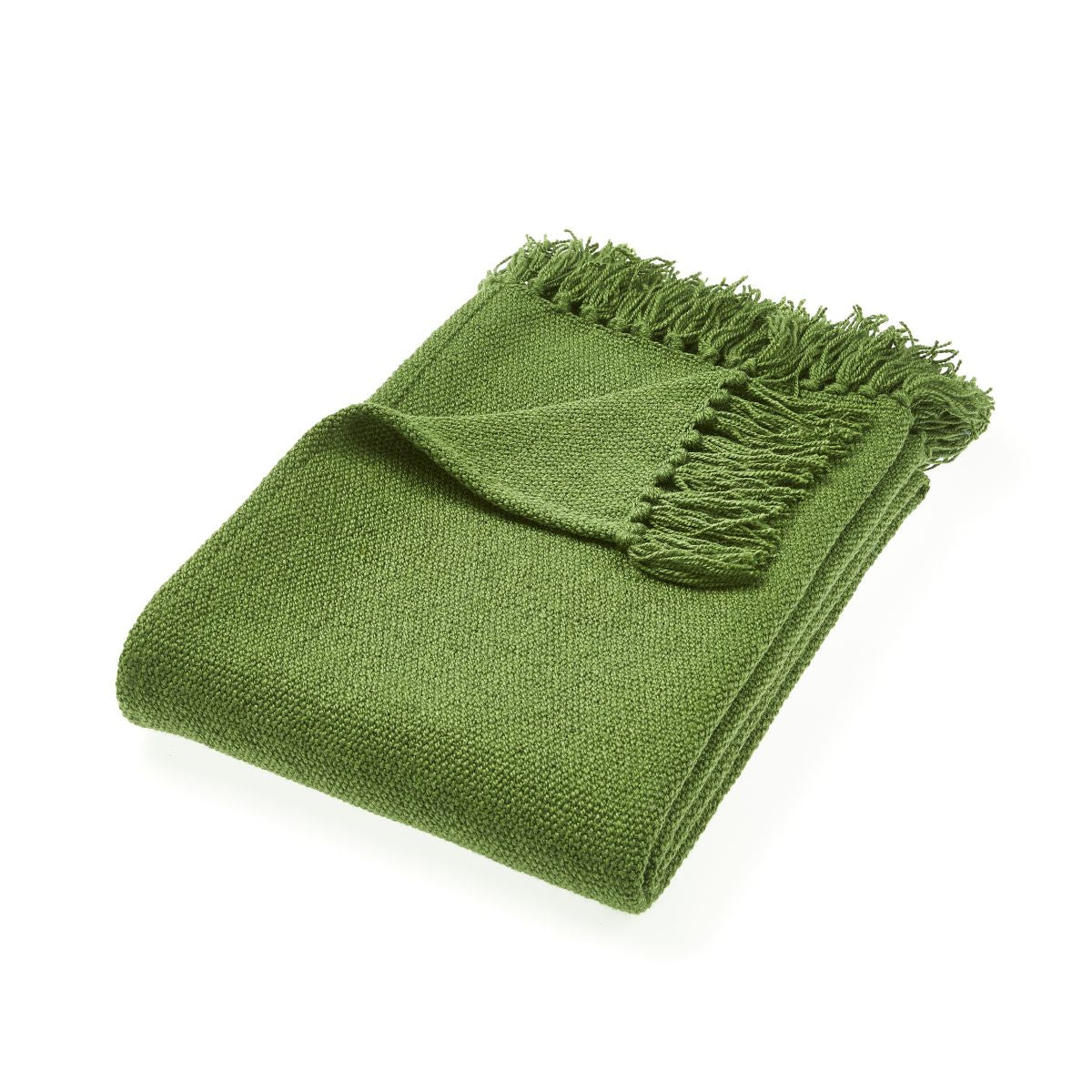 Hug Rug Woven Diamond Rug Dark Green