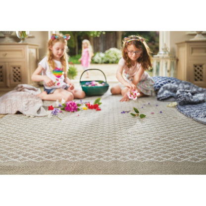 Hug Rug Woven Trellis Rug Natural