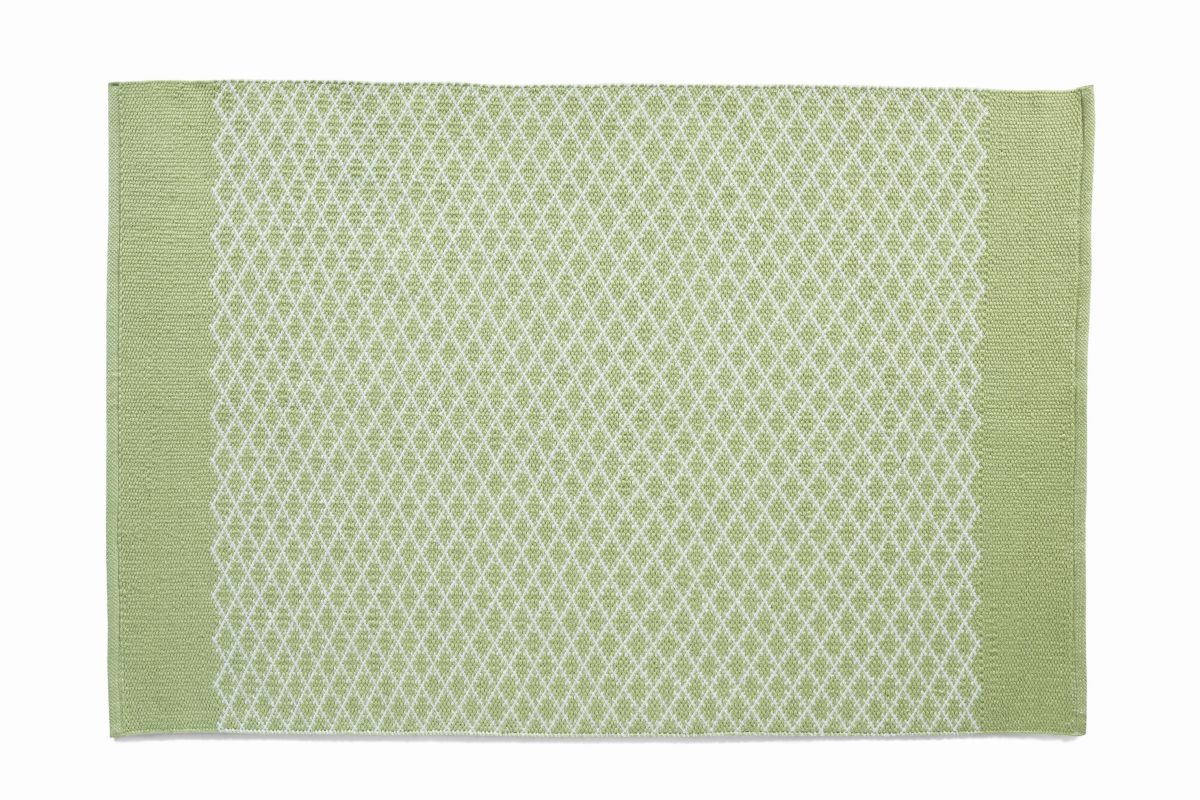 Hug Rug Woven Trellis Rug Green