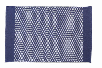Hug Rug Woven Trellis Rug Navy