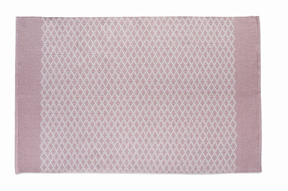 Hug Rug Woven Trellis Rug Rose