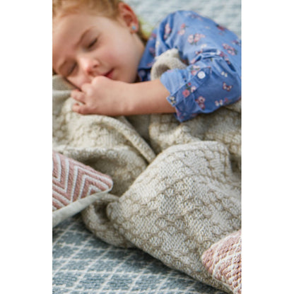 Hug Rug Woven Diamond Throw Natural