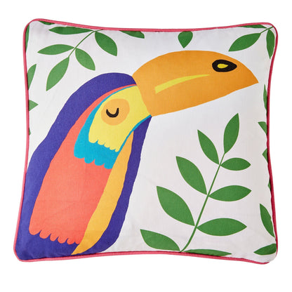 Tropical Flamingo Outdoor Cushion in Pink