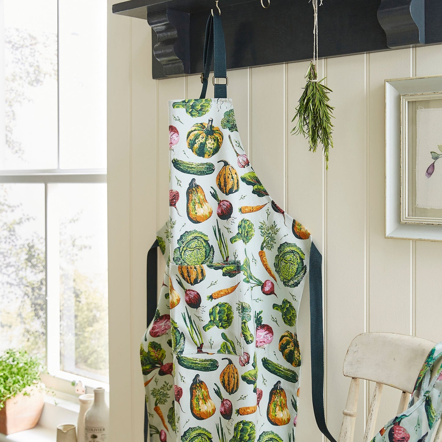 Vegetable Medley Cotton Apron