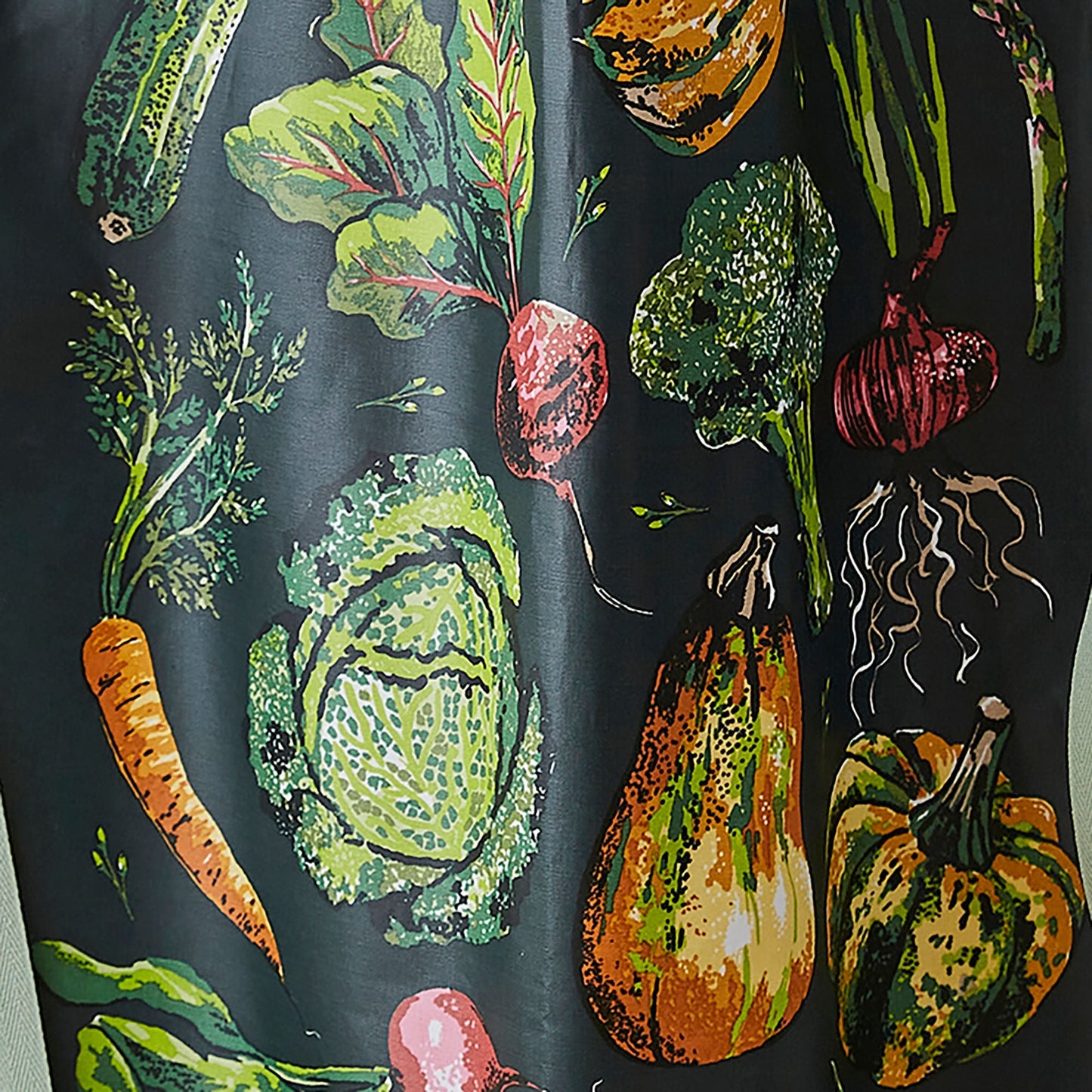 Vegetable Medley Cotton Apron