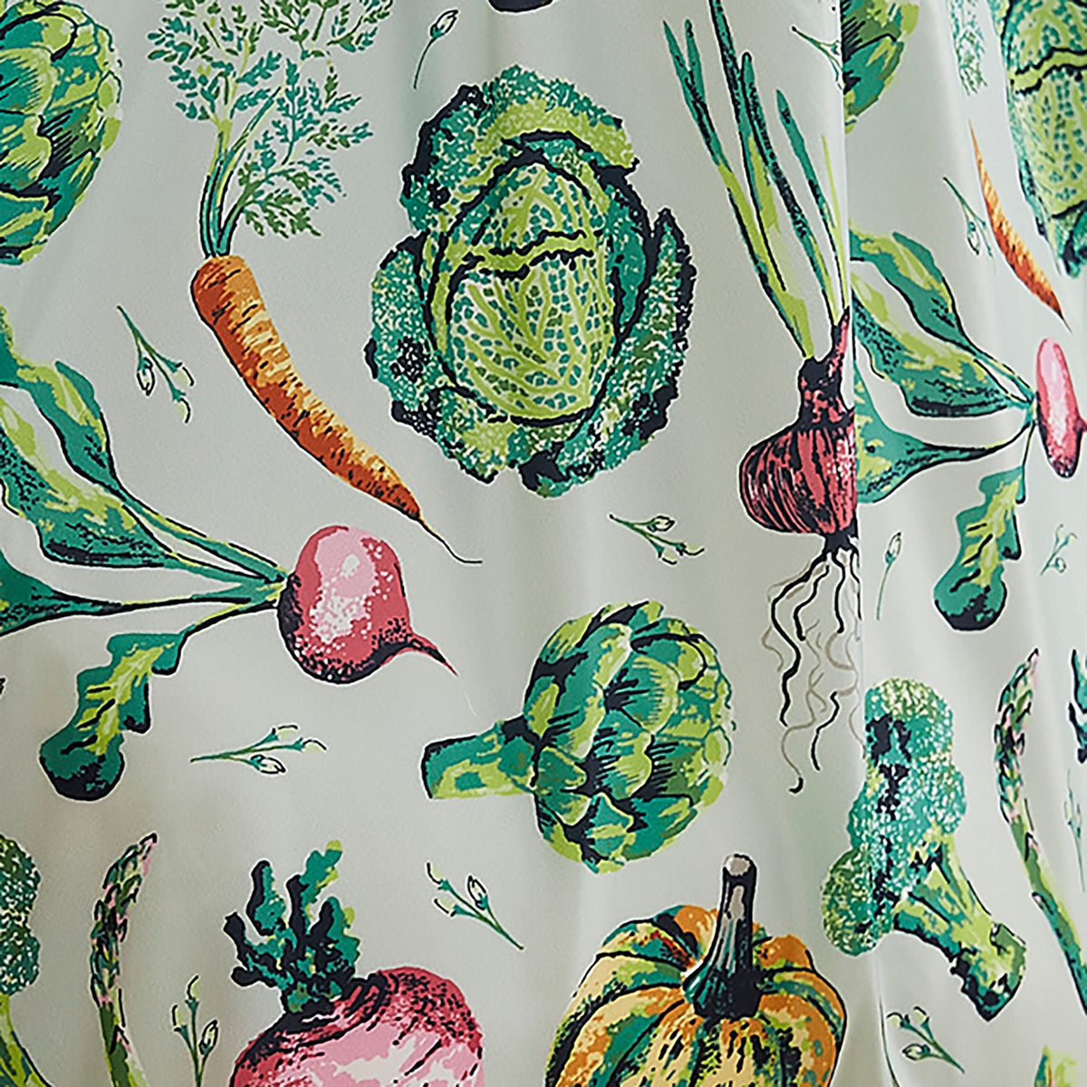 Vegetable Medley Foldable Tote Bag Medium in Multicolour