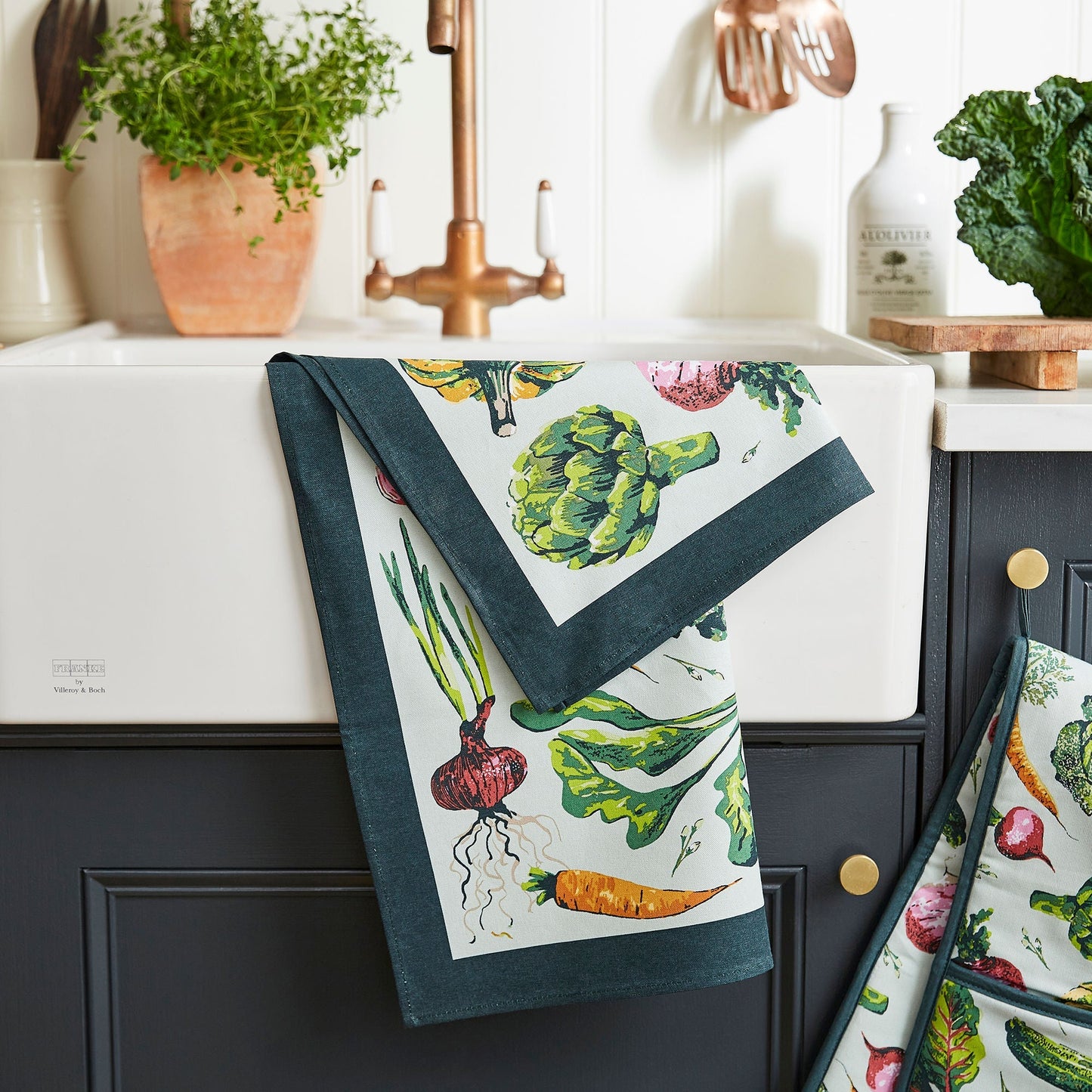 Vegetable Medley Cotton Tea Towel