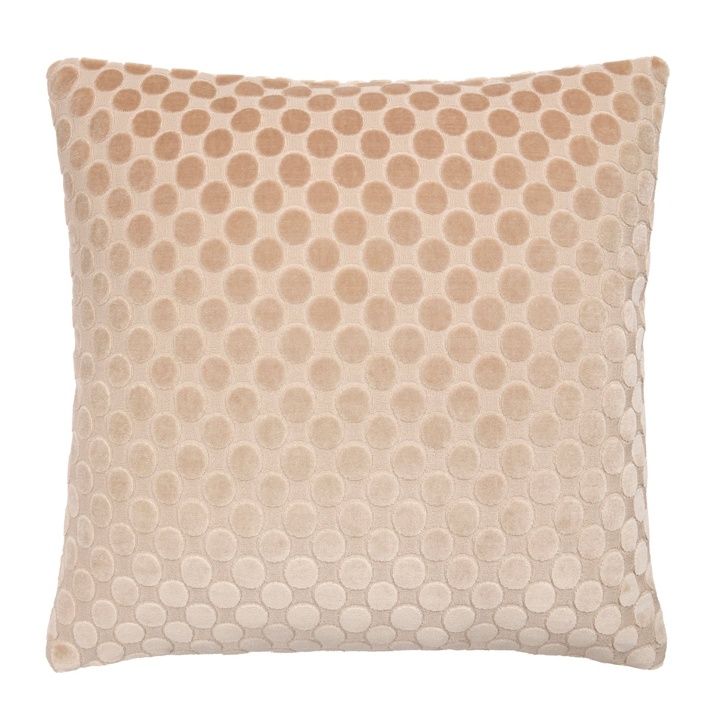 Velvet Spot Cushion in Natural