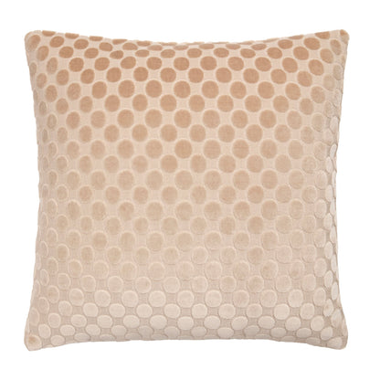 Velvet Spot Cushion in Natural