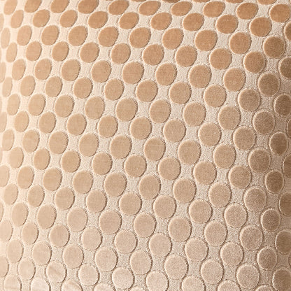 Velvet Spot Cushion in Natural