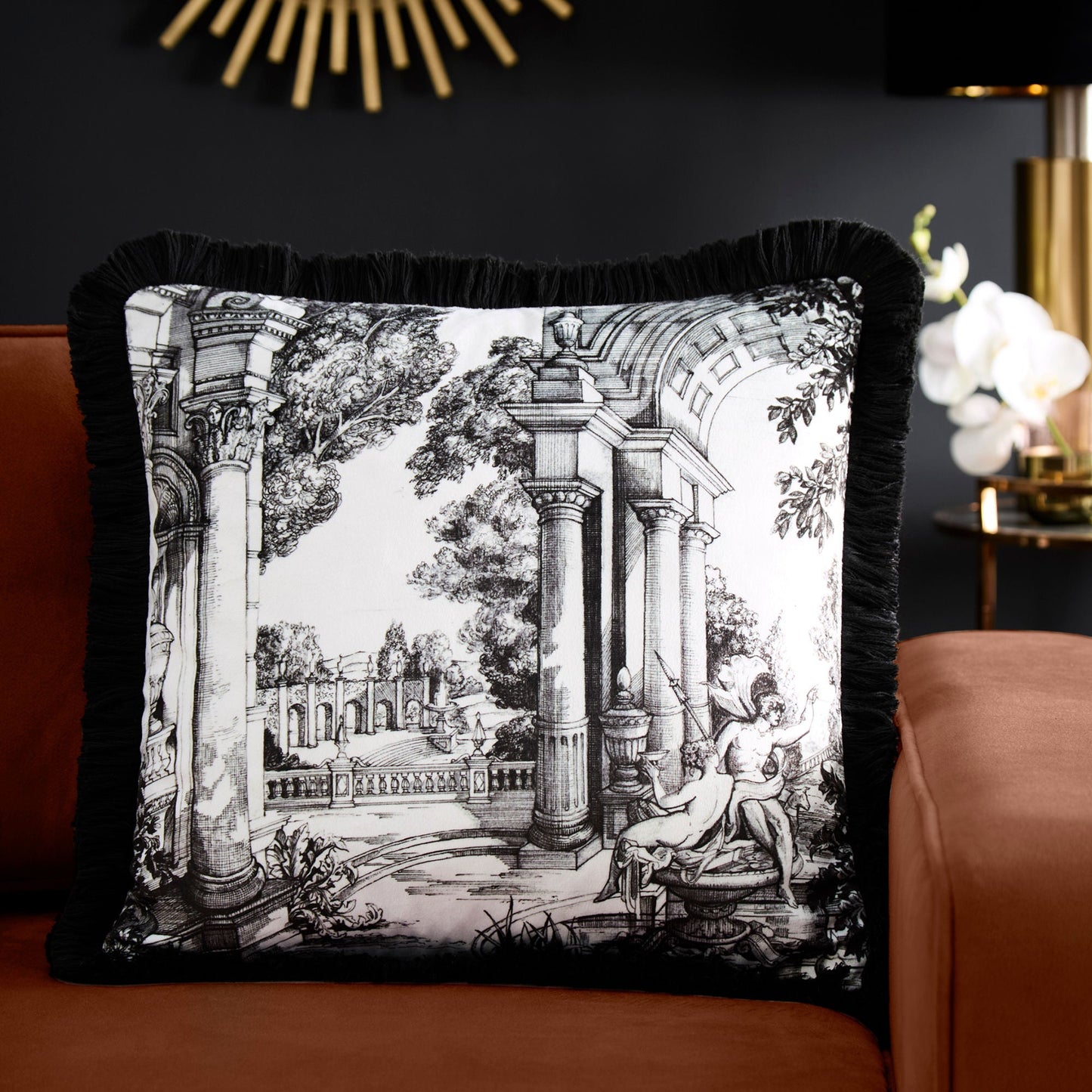 Vista Cushion in Monochrome
