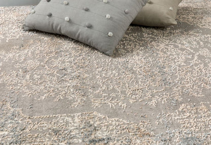 Origins Aura Vintage Medallion Rug Blue/Grey