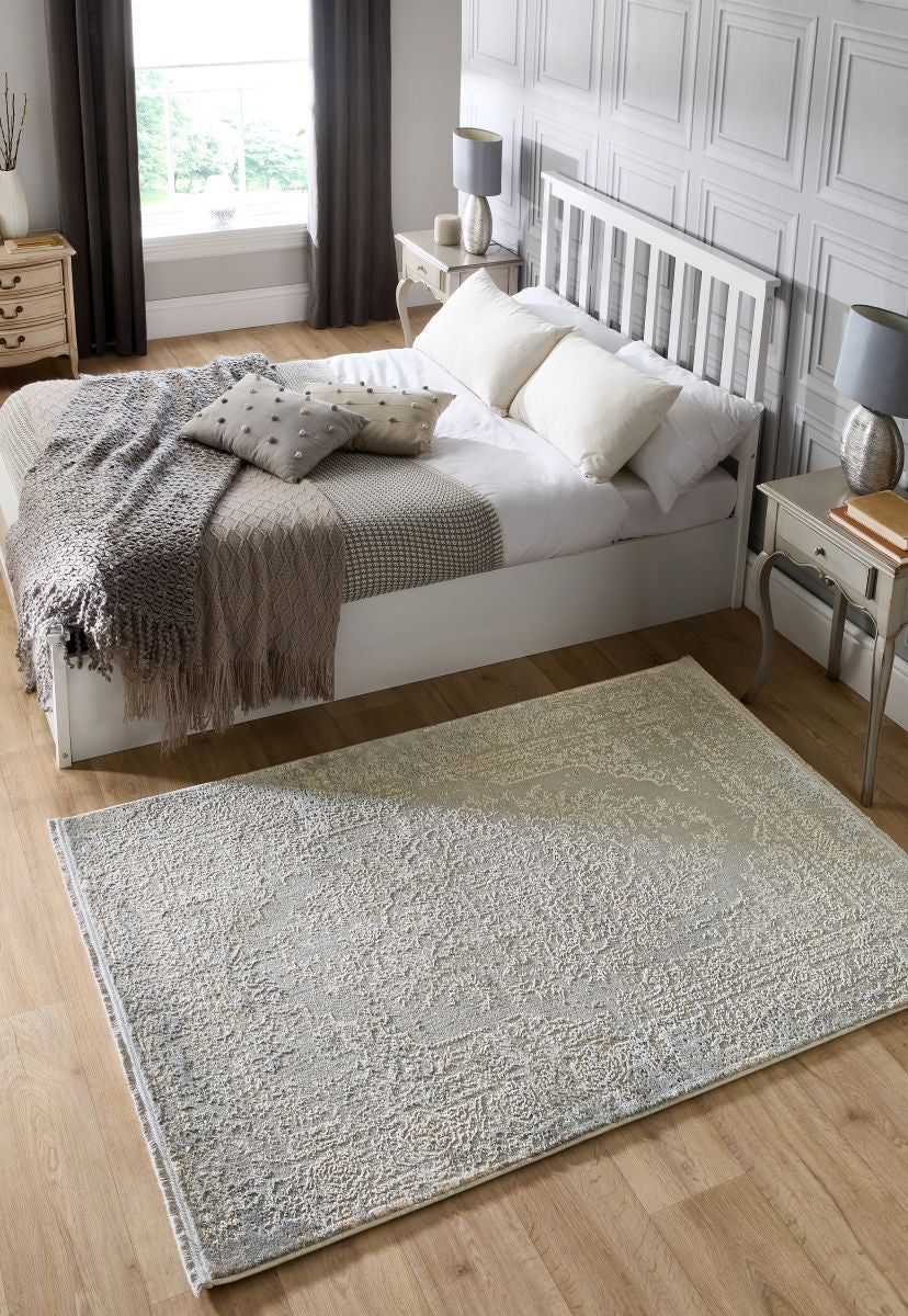 Origins Aura Vintage Medallion Rug Blue/Grey