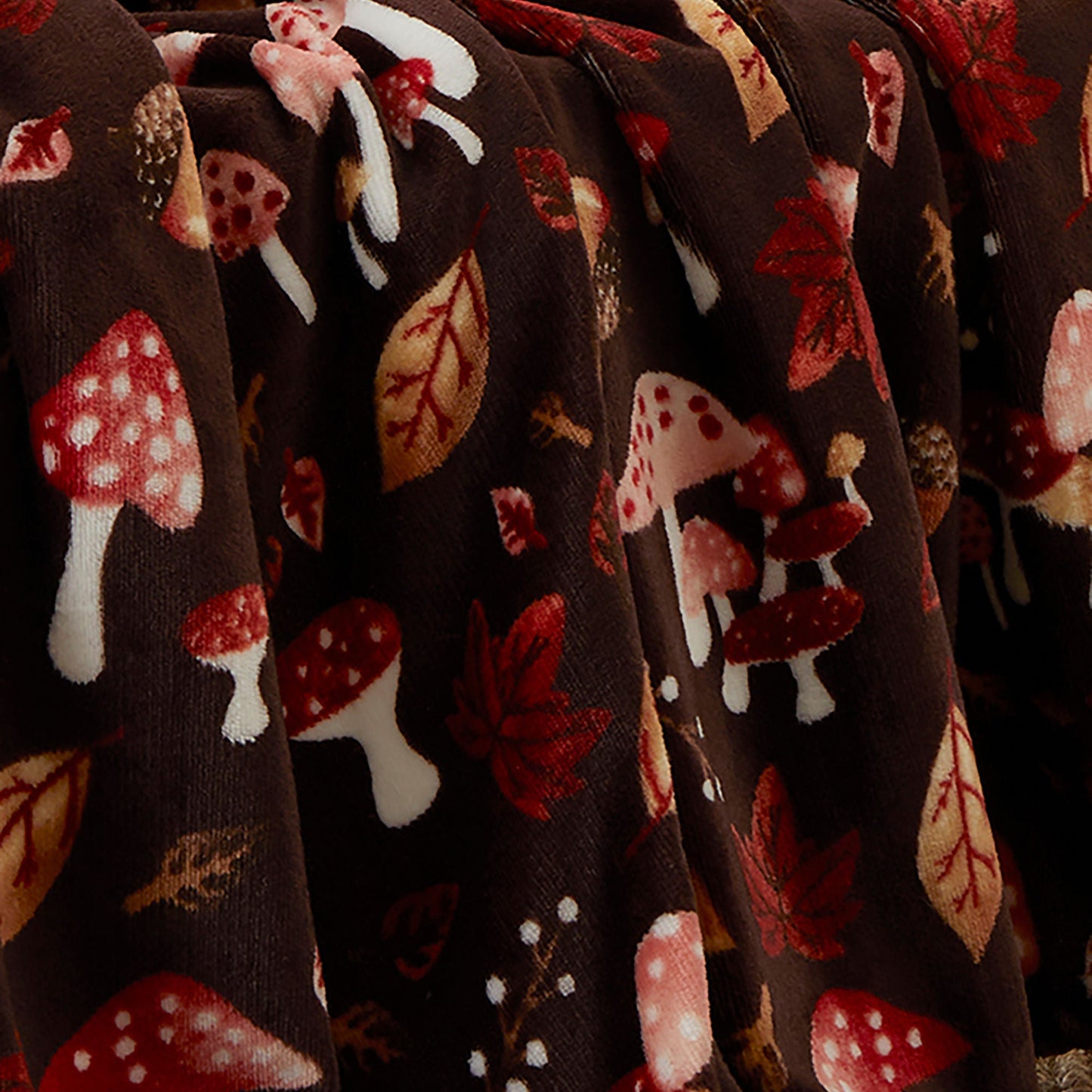 Woodland Dreams Throw in Chocolate