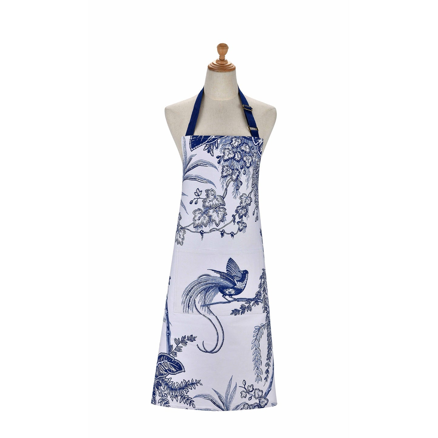 Willow Toile Cotton Apron