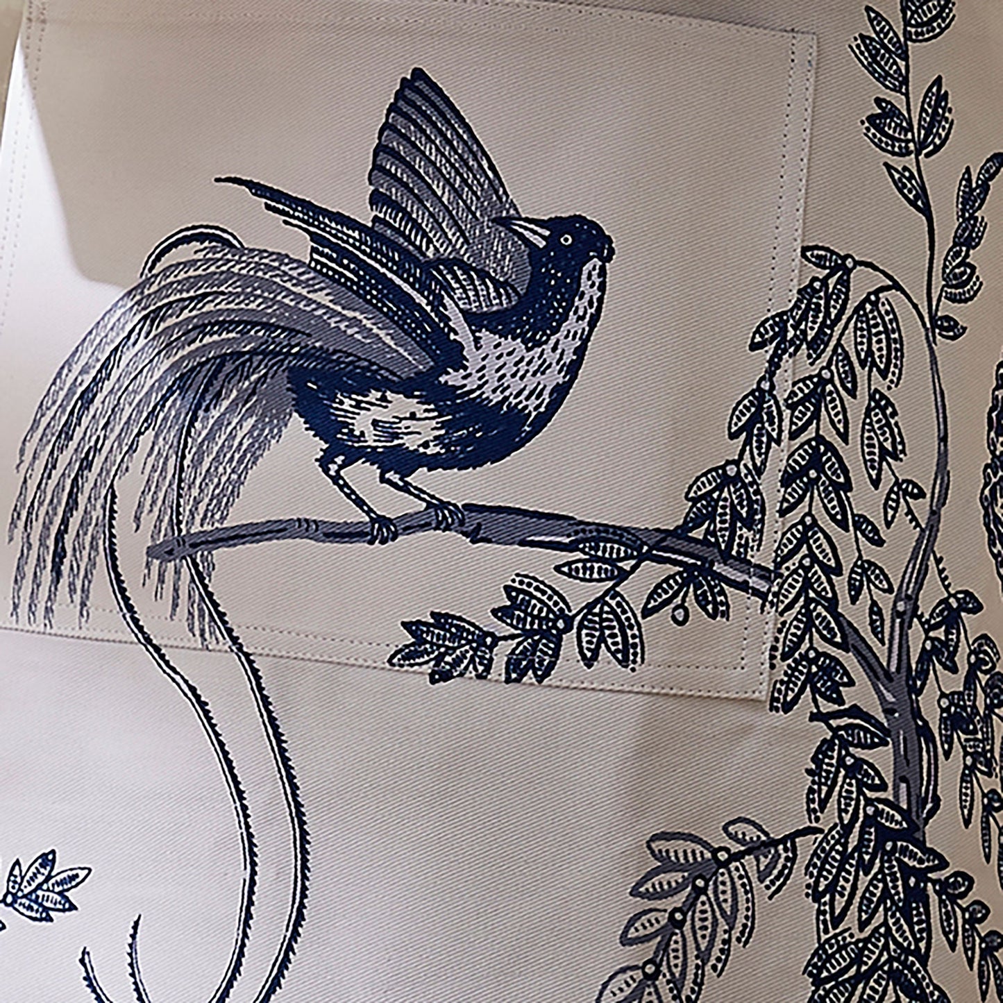 Willow Toile Cotton Apron