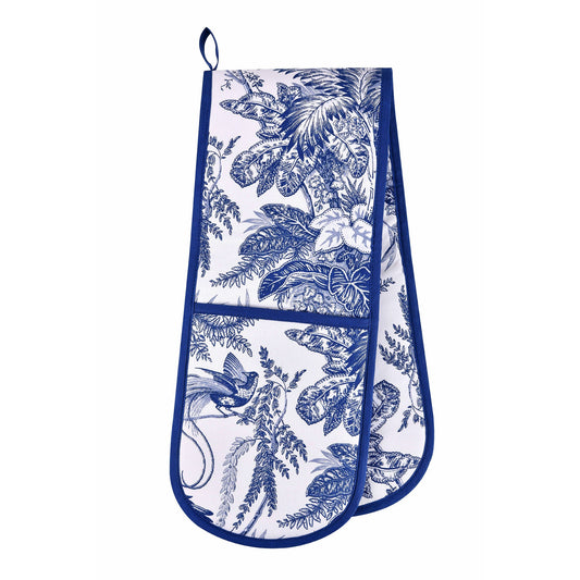 Willow Toile Double Oven Glove