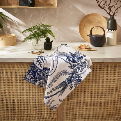 Willow Toile Cotton Tea Towel