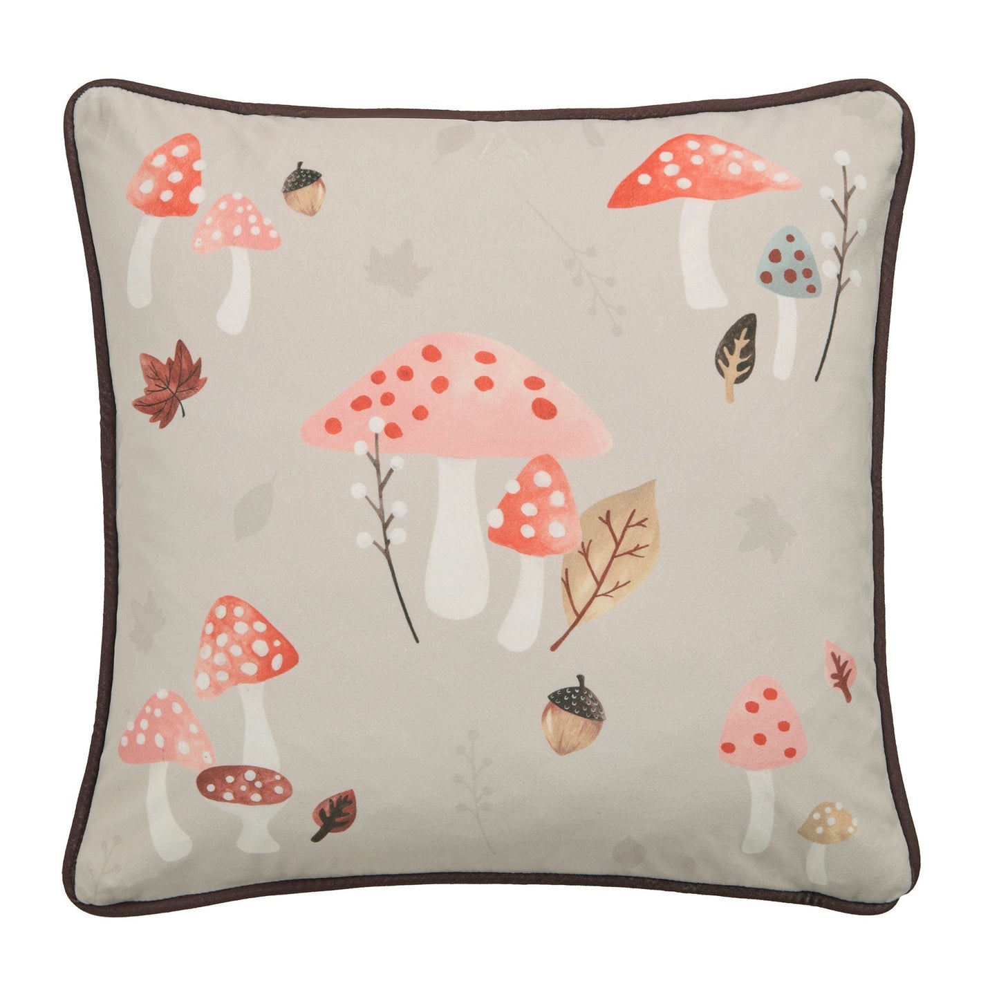 Woodland Dreams Cushion in Chocolate