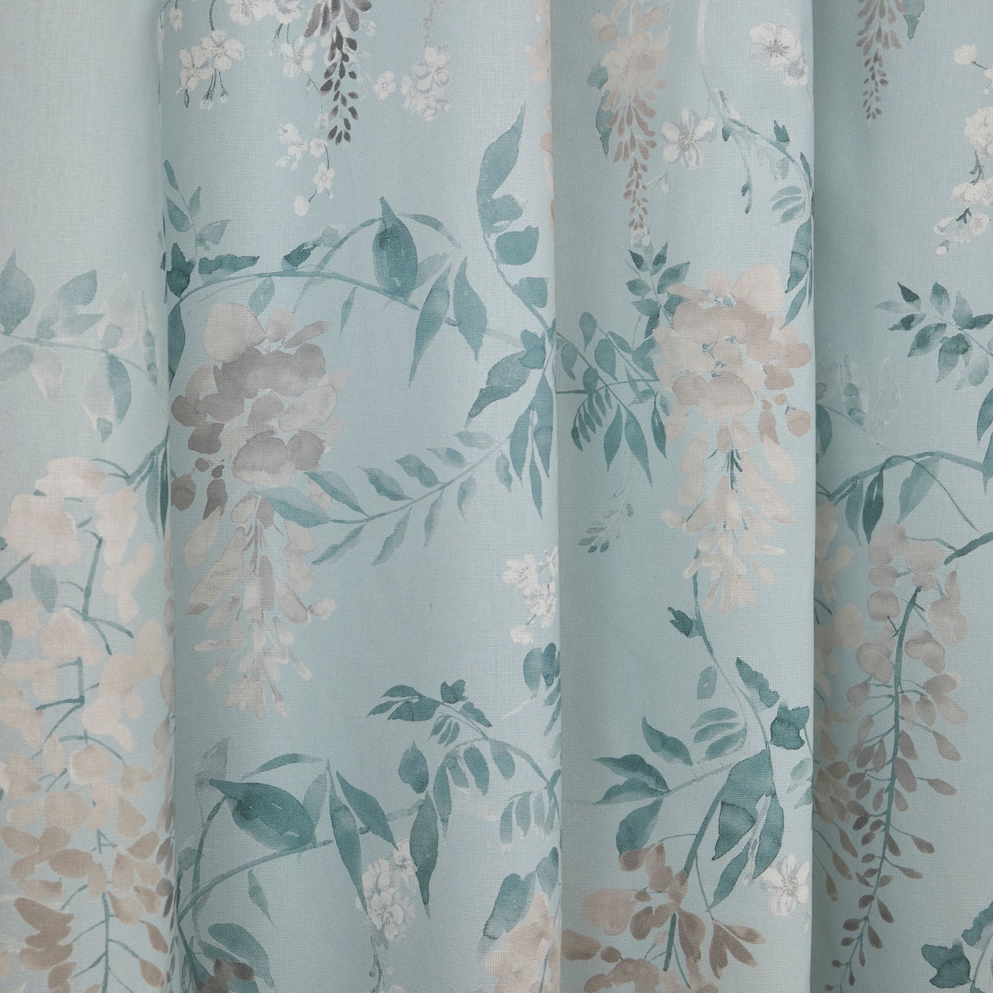 Wisteria Eyelet Curtains in Duck Egg