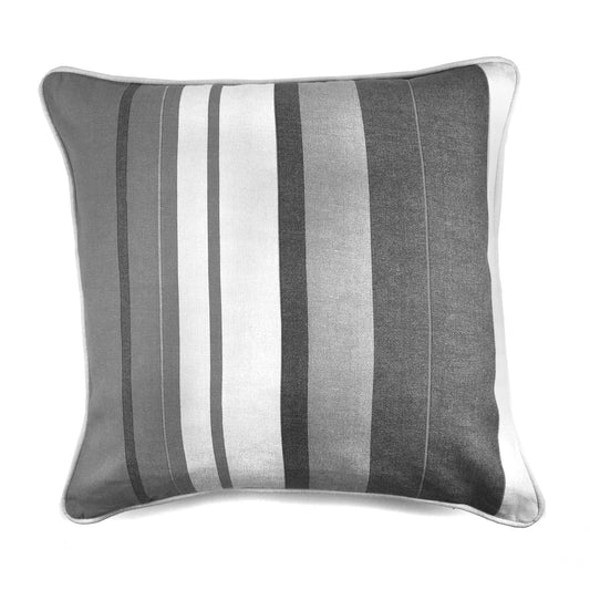 Whitworth Stripe Cushion in Grey