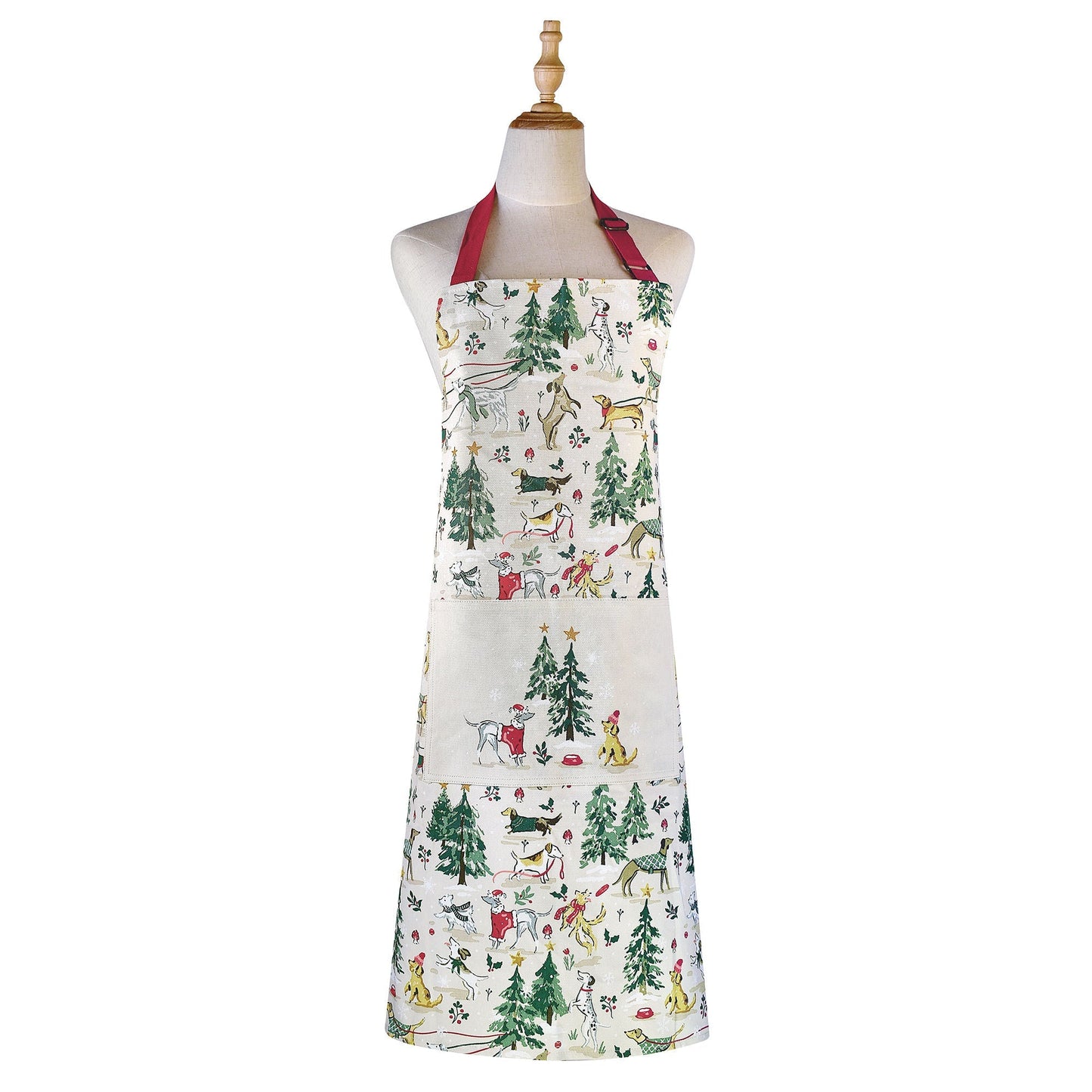 Winter Walkies Cotton Apron