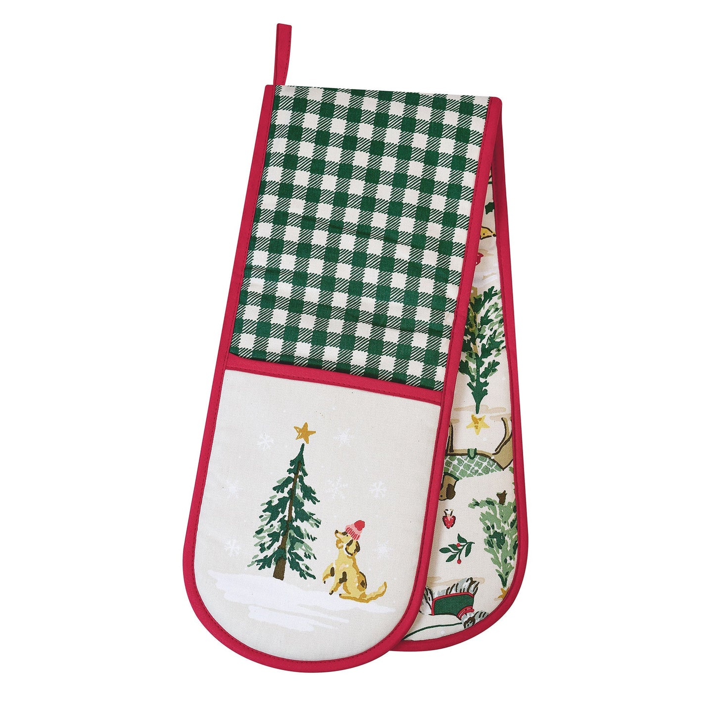 Winter Walkies Double Oven Glove