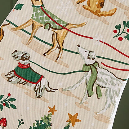 Winter Walkies Gauntlet Oven Glove