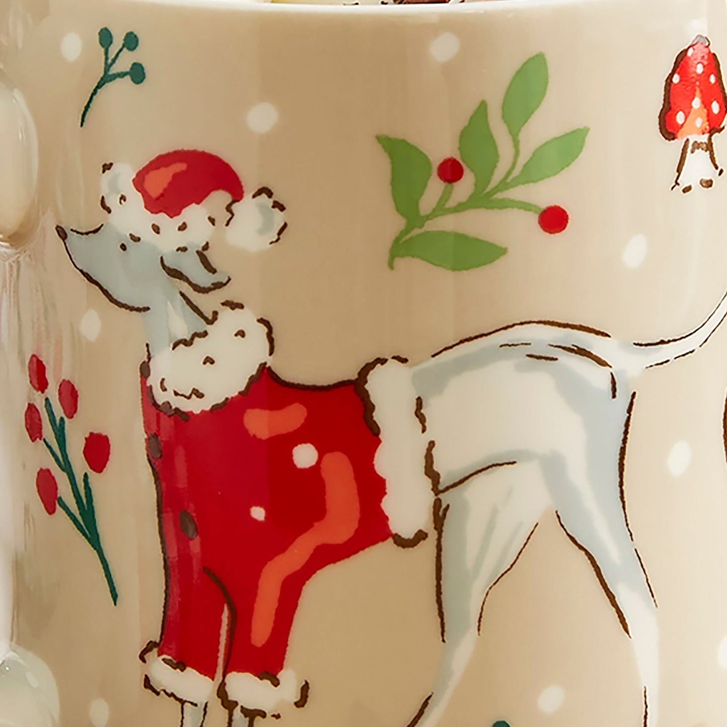 Winter Walkies Bone China Mug