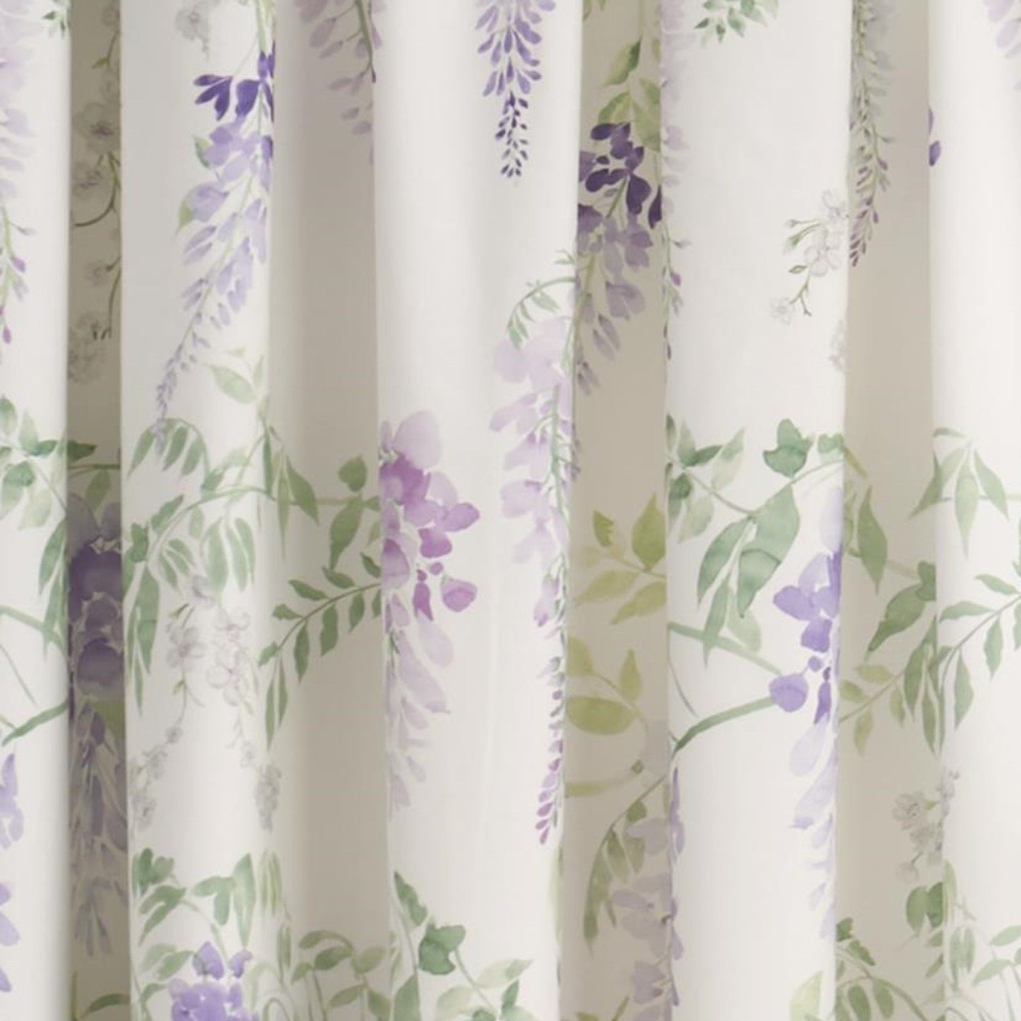 Wisteria Pencil Pleat Curtains in Lilac