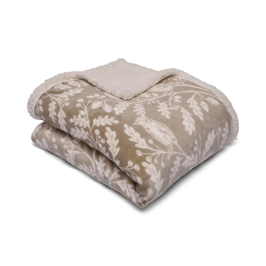 Woodland Owls Bedspread in Sage