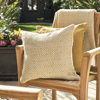 Hug Rug Woven Diamond Rug Gold