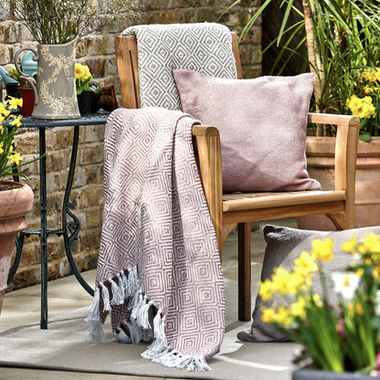 Hug Rug Woven Diamond Rug Natural