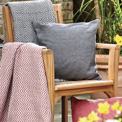 Hug Rug Woven Plain Rug Warm Grey