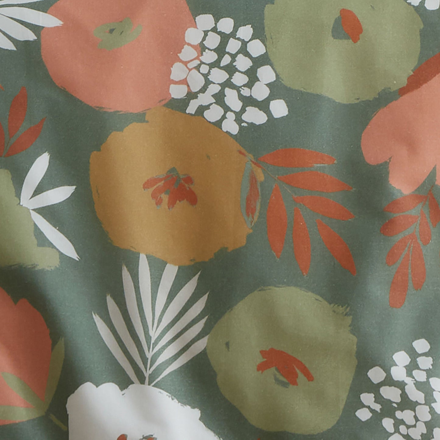 Yasmin Duvet Cover Set in Green