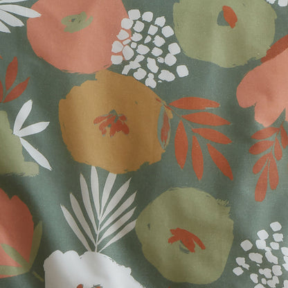 Yasmin Duvet Cover Set in Green
