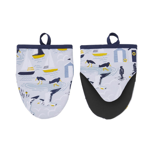 Seashore Microwave Mitts Pair