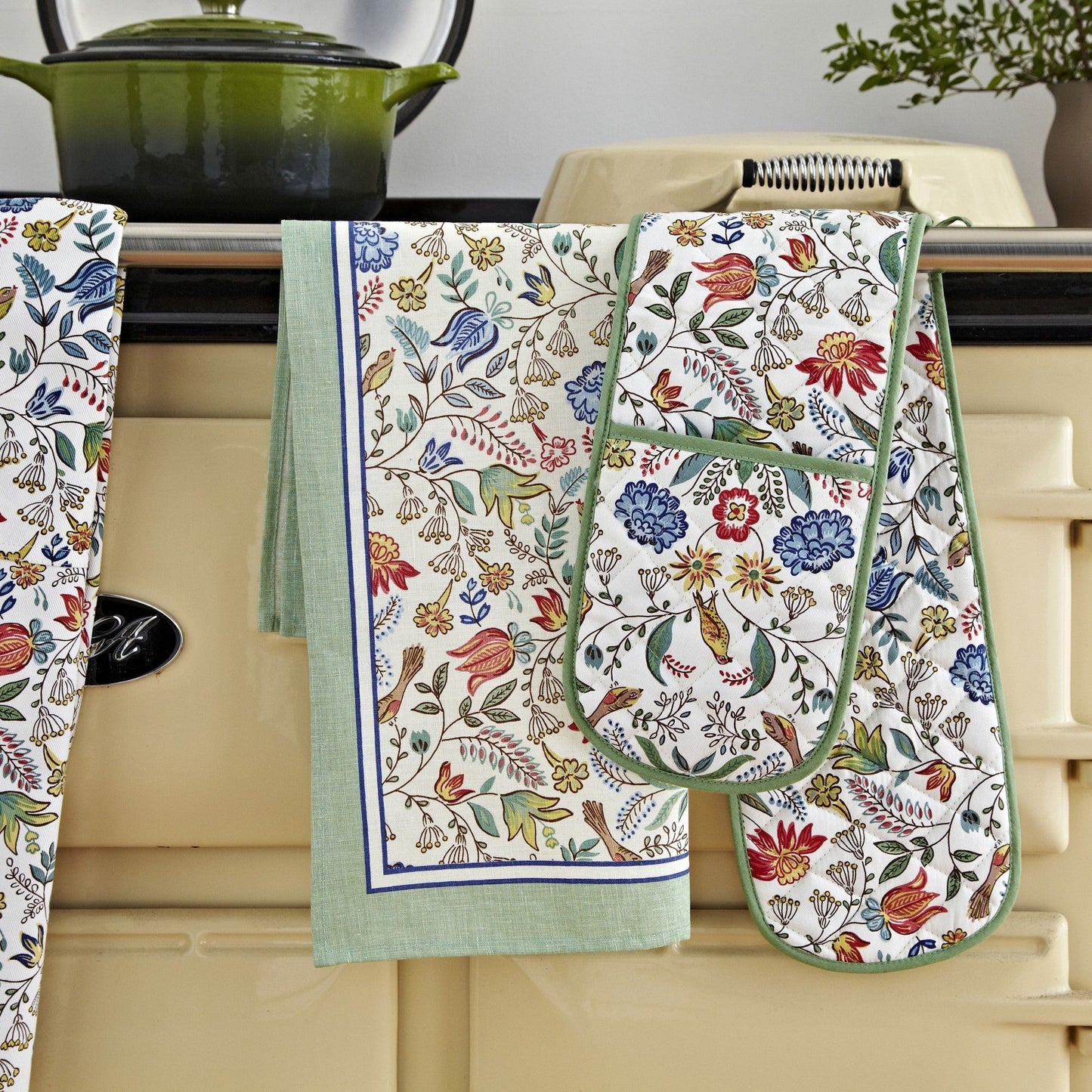 Arts & Crafts Cotton Tea Towel
