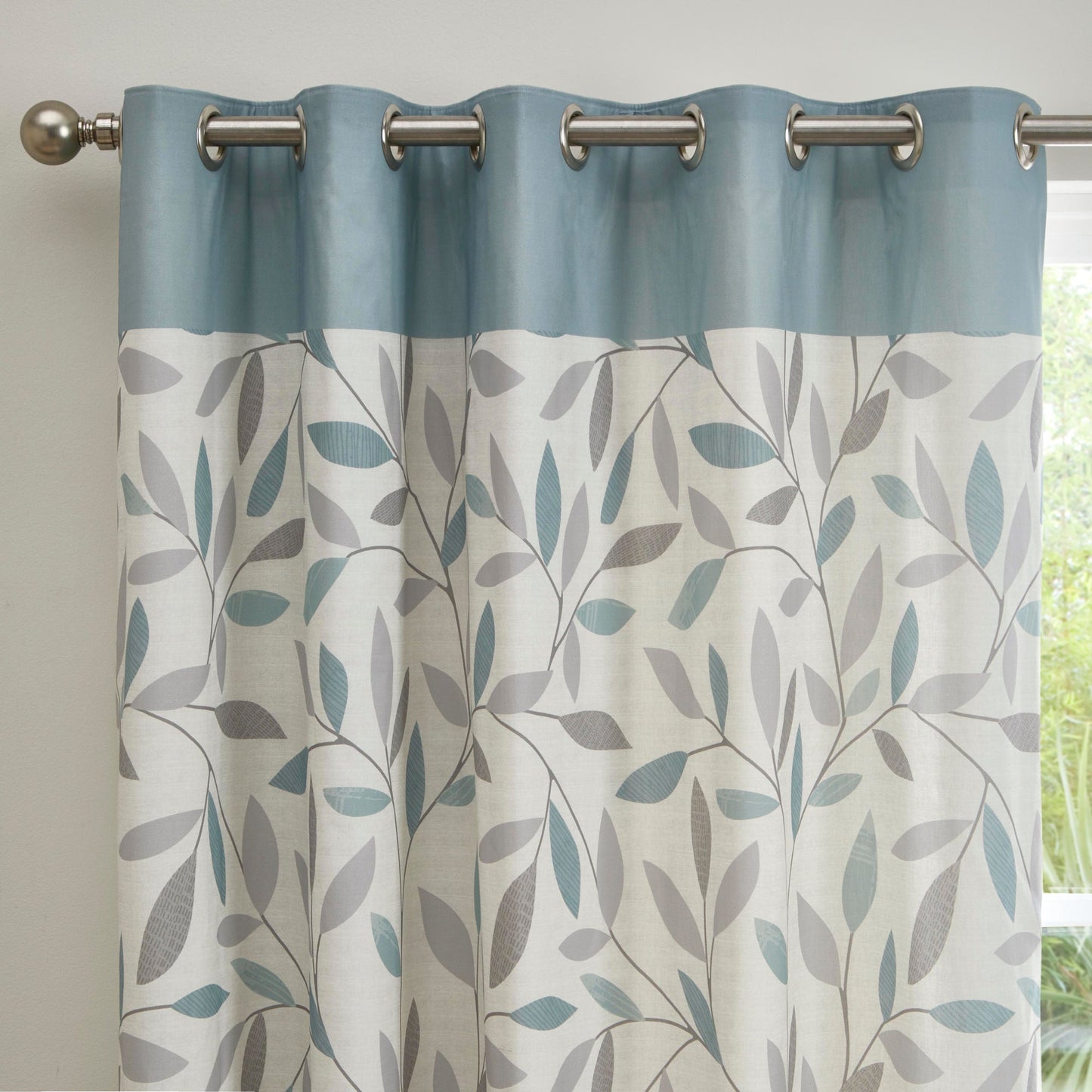 Beechwood Eyelet Curtains in Duck Egg