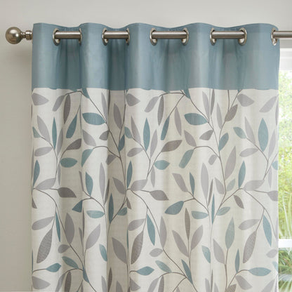 Beechwood Eyelet Curtains in Duck Egg