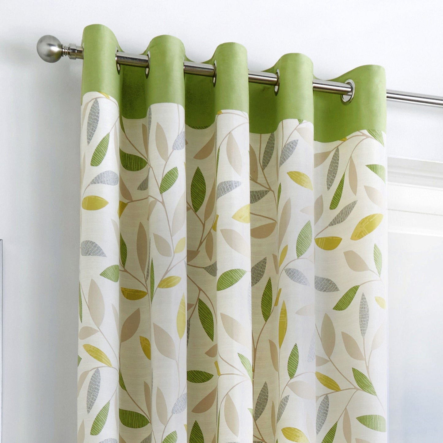 Beechwood Eyelet Curtains in Green