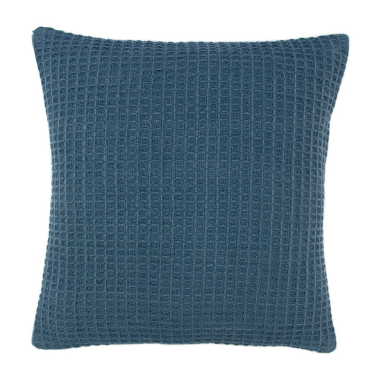 Bruges Cushion in Ink Blue 43 x 43cm - Filled Cushion