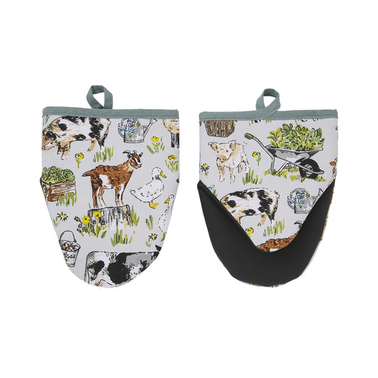 Portman Farm Microwave Mitts Pair