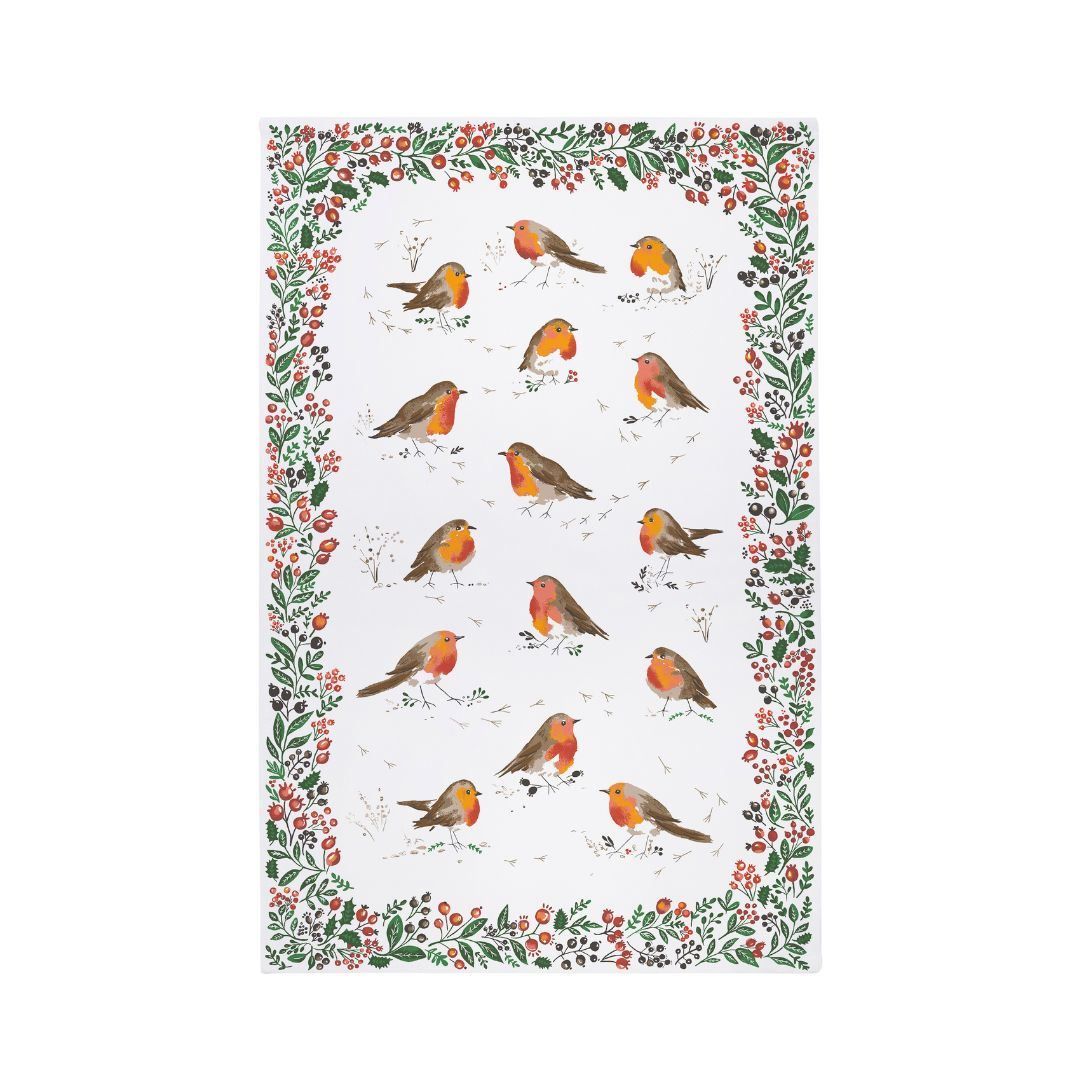 Robins & Berry Border Recycled Blend Cotton Tea Towel