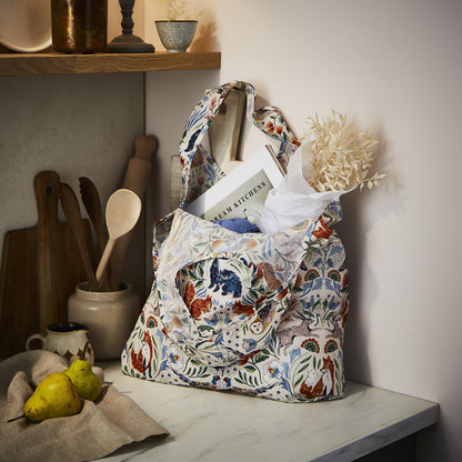 Blackthorn Foldable Tote Bag Medium in Beige
