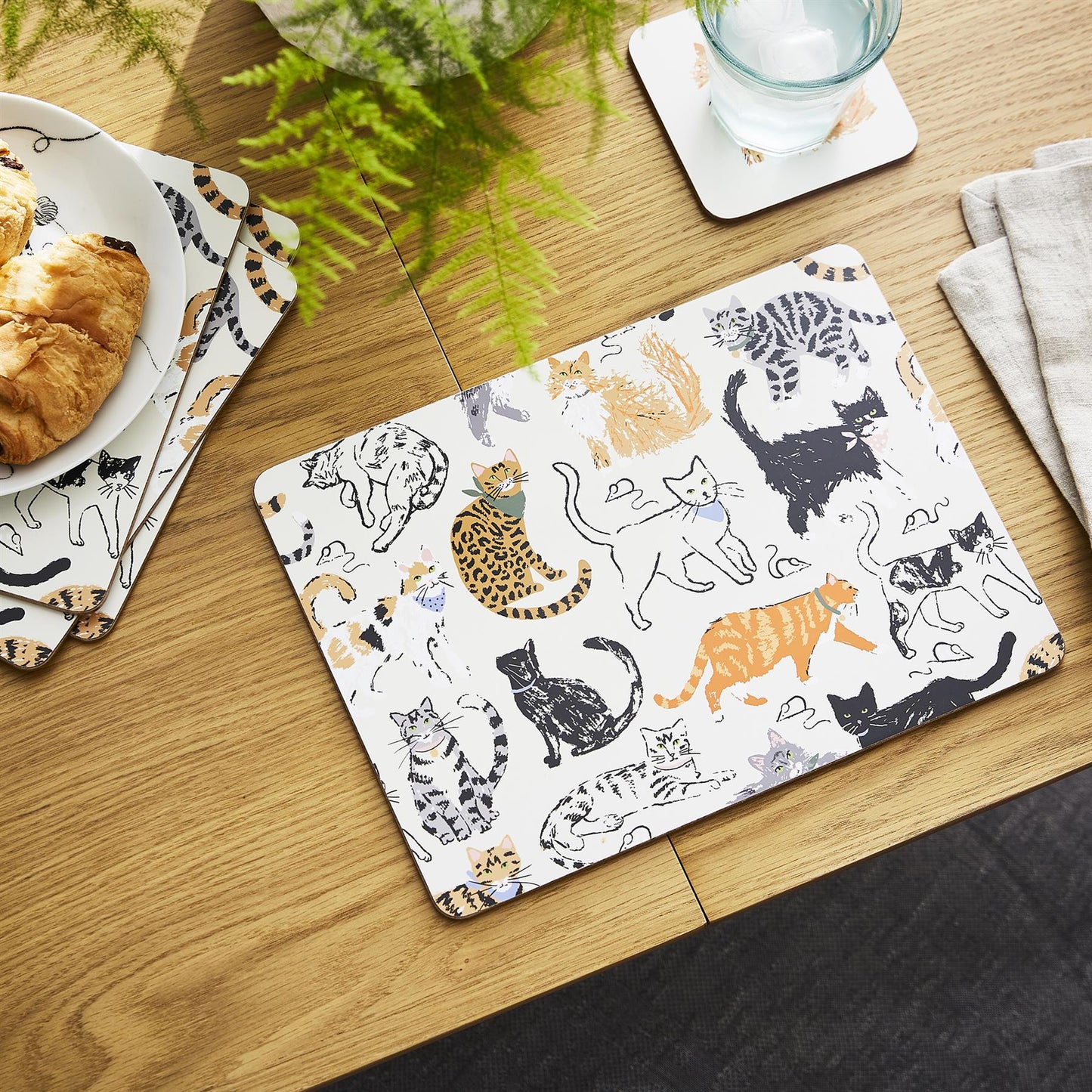 Feline Friends Placemat 4 Pack