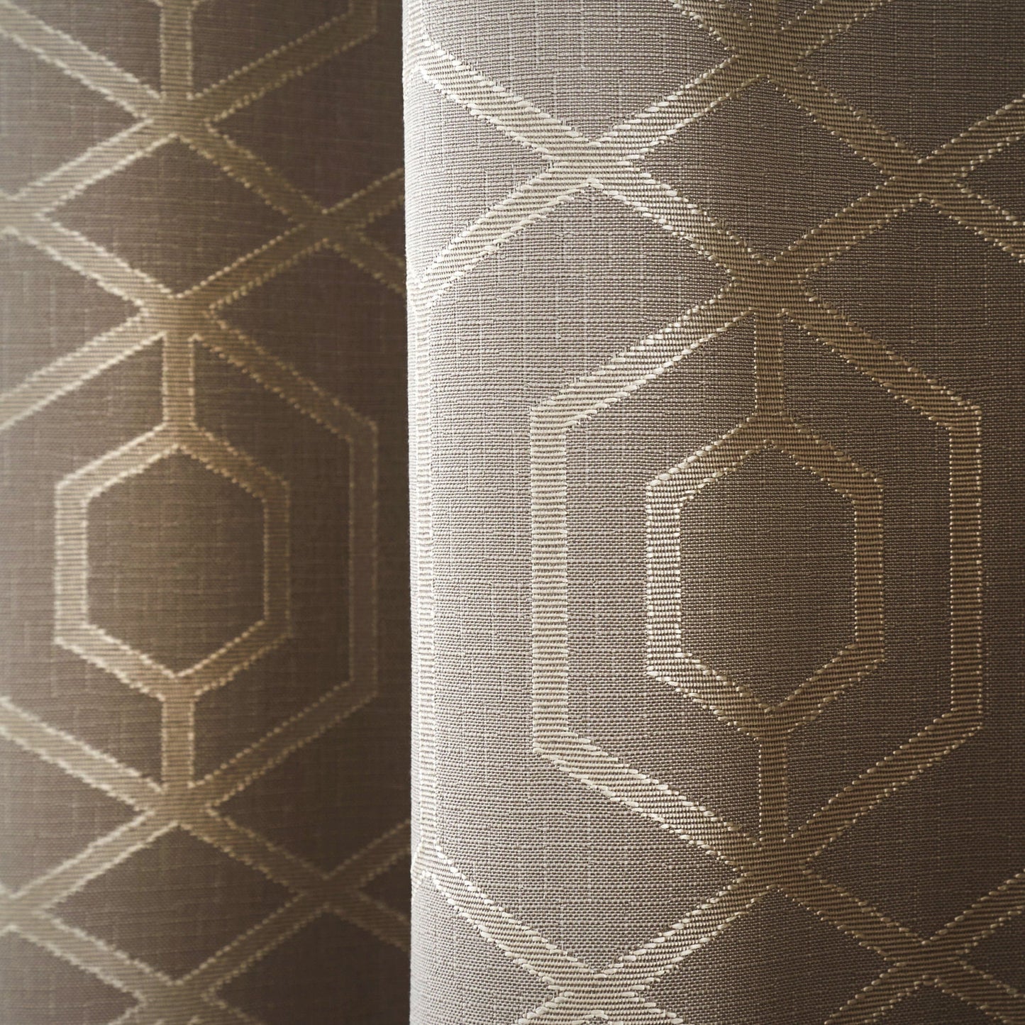Camberwell Eyelet Curtains in Stone