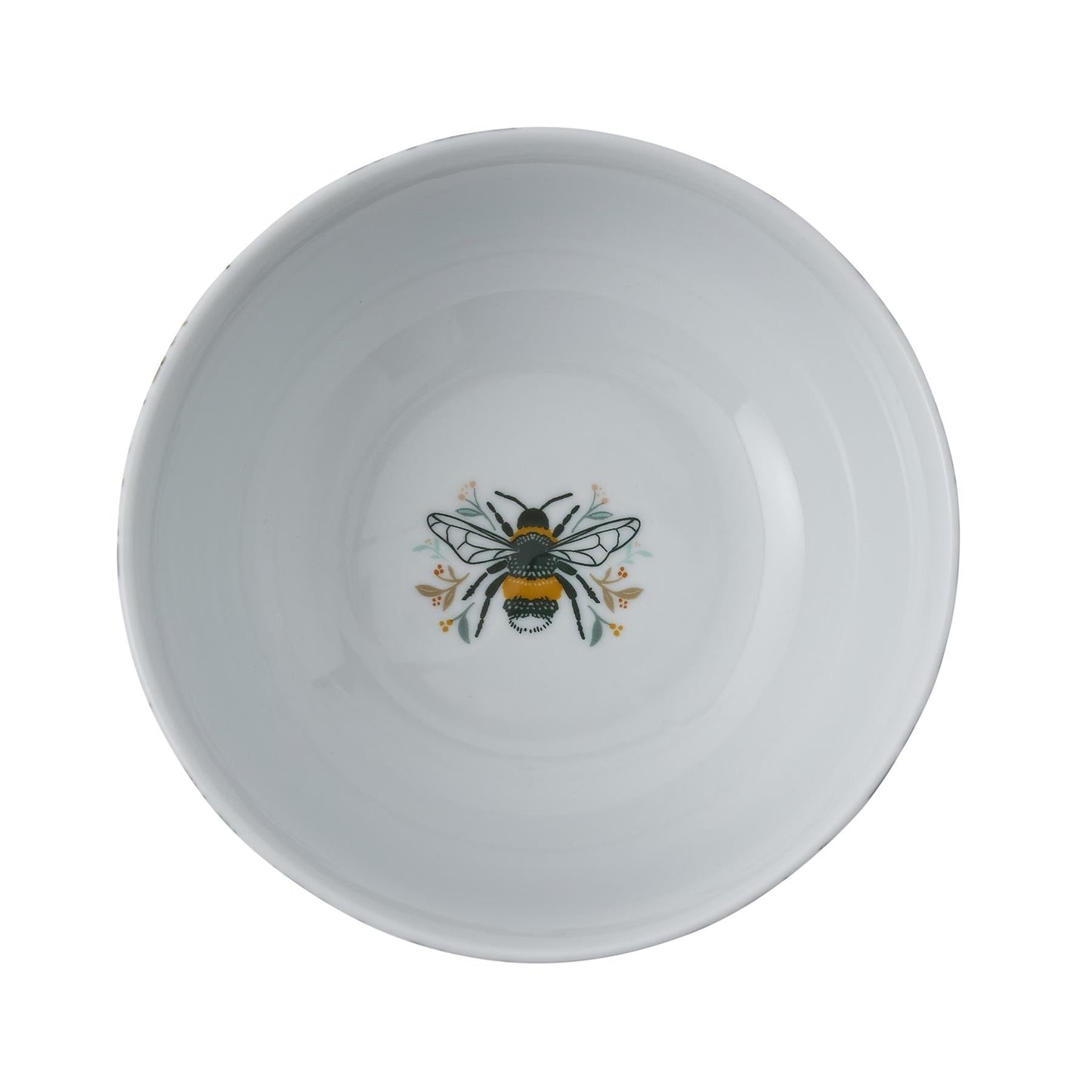 Bee Bloom Porcelain Bowl