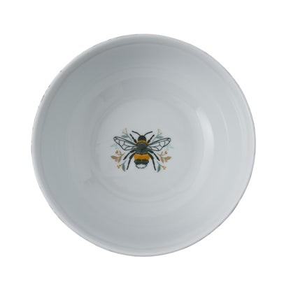 Bee Bloom Porcelain Bowl